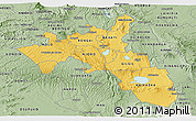 Savanna Style Panoramic Map of NAKURU