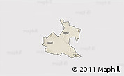 Shaded Relief 3D Map of RONGAI, cropped outside