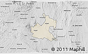 Shaded Relief 3D Map of RONGAI, desaturated