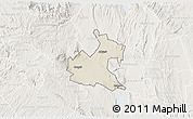 Shaded Relief 3D Map of RONGAI, lighten