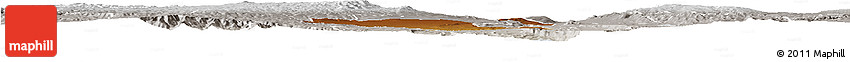 Physical Horizon Map of RONGAI, lighten, semi-desaturated
