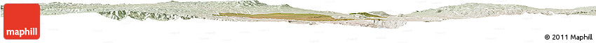 Satellite Horizon Map of RONGAI, lighten