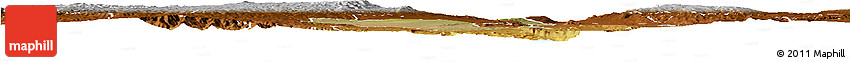 Satellite Horizon Map of RONGAI, physical outside
