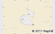 Classic Style Map of RONGAI, single color outside