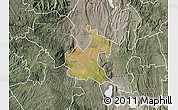 Satellite Map of RONGAI, semi-desaturated