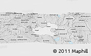 Silver Style Panoramic Map of RONGAI