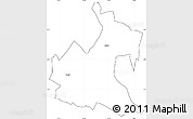 Blank Simple Map of RONGAI, cropped outside