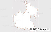 Classic Style Simple Map of RONGAI, cropped outside