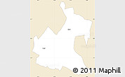 Classic Style Simple Map of RONGAI, single color outside