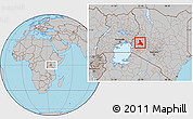 Gray Location Map of NANDI