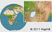 Satellite Location Map of NANDI