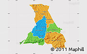 Political Map of NANDI, cropped outside