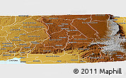 Physical Panoramic Map of NANDI