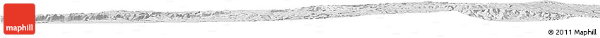 Silver Style Horizon Map of TINDIRET