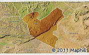 Physical 3D Map of LOLGORIAN, satellite outside