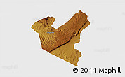 Physical 3D Map of LOLGORIAN, single color outside