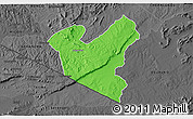 Political 3D Map of LOLGORIAN, darken, desaturated
