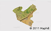 Satellite 3D Map of LOLGORIAN, cropped outside