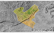 Satellite 3D Map of LOLGORIAN, desaturated