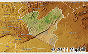 Satellite 3D Map of LOLGORIAN, physical outside