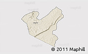 Shaded Relief 3D Map of LOLGORIAN, cropped outside