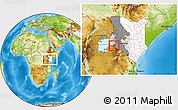 Physical Location Map of LOLGORIAN, highlighted country, highlighted grandparent region, within the entire country