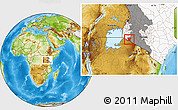 Physical Location Map of LOLGORIAN, highlighted country, highlighted grandparent region