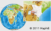 Physical Location Map of LOLGORIAN, highlighted country, highlighted parent region, within the entire country