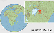 Savanna Style Location Map of LOLGORIAN