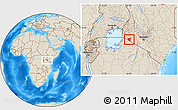 Shaded Relief Location Map of LOLGORIAN