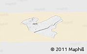 Classic Style Panoramic Map of LOLGORIAN, single color outside