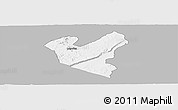 Gray Panoramic Map of LOLGORIAN, single color outside