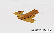 Physical Panoramic Map of LOLGORIAN, cropped outside