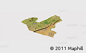 Satellite Panoramic Map of LOLGORIAN, cropped outside
