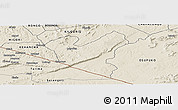 Shaded Relief Panoramic Map of LOLGORIAN