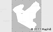 Gray Simple Map of LOLGORIAN, single color outside