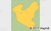 Savanna Style Simple Map of LOLGORIAN, cropped outside