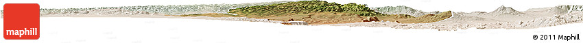 Satellite Horizon Map of MAU, lighten