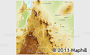 Physical 3D Map of SAMBURU