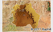 Physical 3D Map of LORROKI, satellite outside