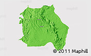 Political 3D Map of LORROKI, cropped outside