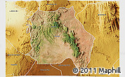 Satellite 3D Map of LORROKI, physical outside