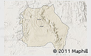 Shaded Relief 3D Map of LORROKI, lighten
