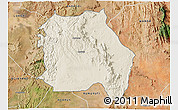 Shaded Relief 3D Map of LORROKI, satellite outside
