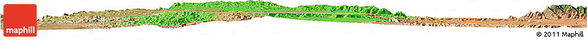 Political Horizon Map of LORROKI, satellite outside