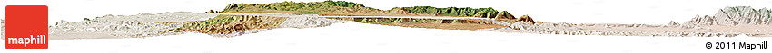 Satellite Horizon Map of LORROKI, lighten