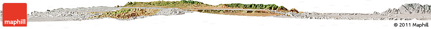 Satellite Horizon Map of LORROKI, lighten, semi-desaturated