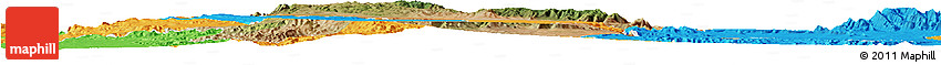 Satellite Horizon Map of LORROKI, political outside