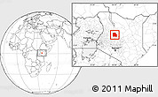 Blank Location Map of LORROKI