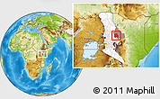Physical Location Map of LORROKI, highlighted parent region, highlighted grandparent region